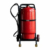 Rollender Feuerlöscher
